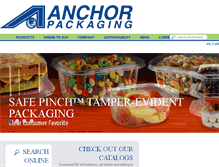 Tablet Screenshot of anchorpackaging.com