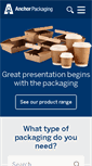Mobile Screenshot of anchorpackaging.com.au